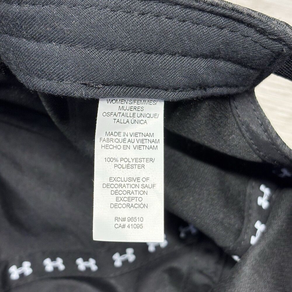 Under Armour Womens Gray UA Free Fit Adjustable Baseball Cap Hat Casual Sporty - Picture 9 of 11